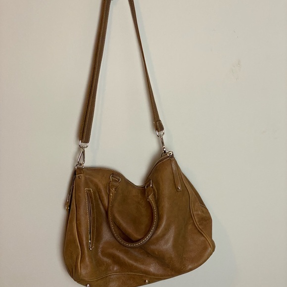 ROOTS brown leather bag - Picture 3 of 8